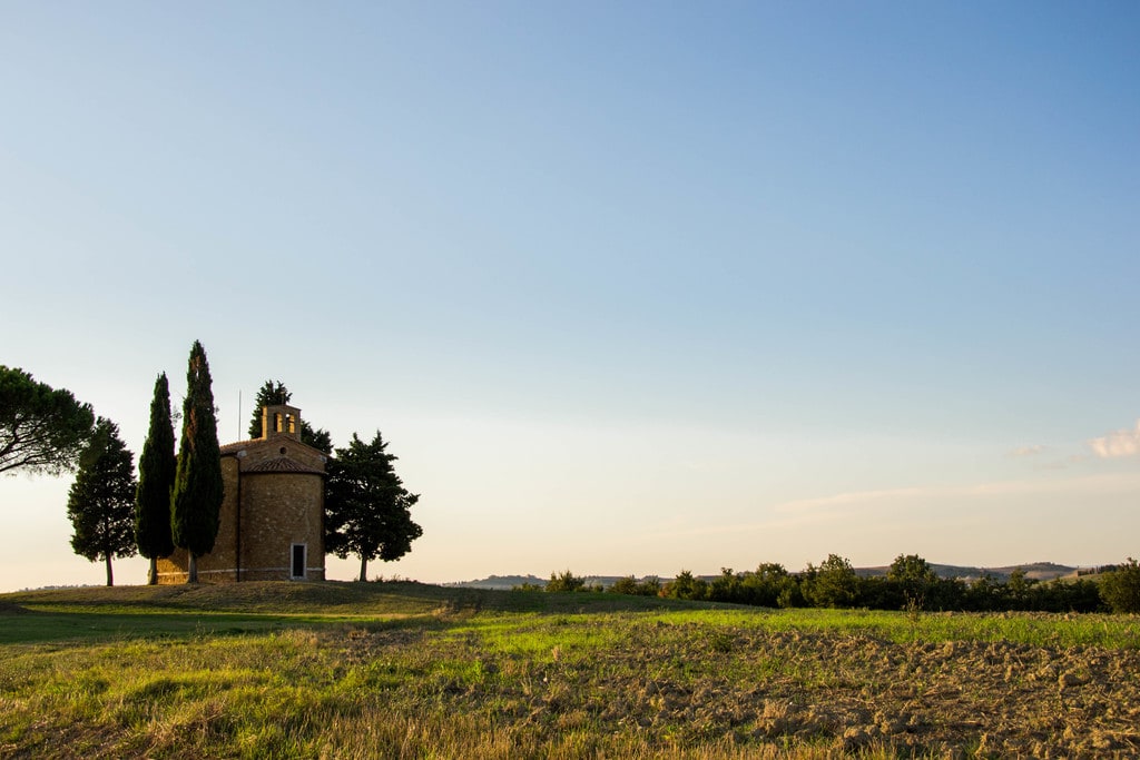 chapelle campagne toscane