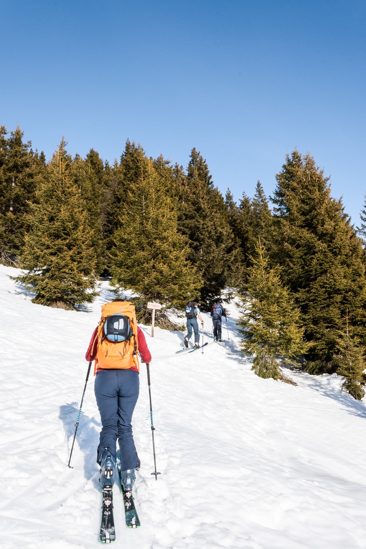 randonneurs en ski de rando