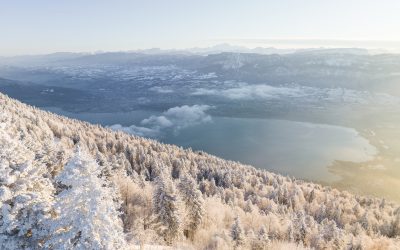 Les 4 grands lacs de Savoie Mont Blanc en hiver